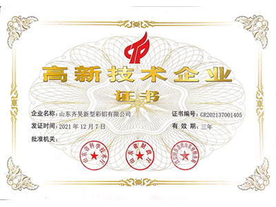 2021年高新技术企业