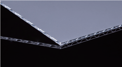 Three-dimensional aluminum core metal composite plate